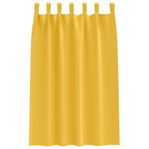 Závěsy na zatemnění s kroužky 2 pcs Hořčicově žlutá - obrázek 4