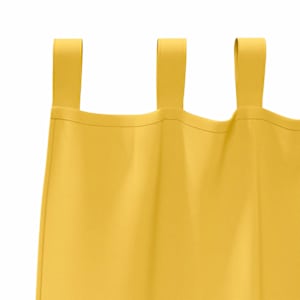 Závěsy na zatemnění s kroužky 2 pcs Hořčicově žlutá - obrázek 5