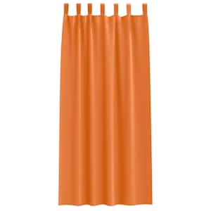 Závěsy na zatemnění s kroužky 2 pcs Jasně oranžová 225 x 140 cm - obrázek 4