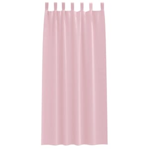 Závěsy na zatemnění s kroužky 2 pcs Bledě růžová 245 x 140 cm - obrázek 4