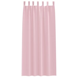 Závěsy na zatemnění s kroužky 2 pcs Bledě růžová 260 x 140 cm - obrázek 4