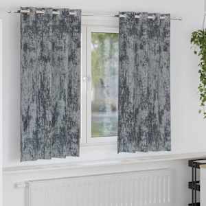 Sametové závěsy 2 pcs Stříbrně šedá 175 x 140 cm samet - obrázek 1