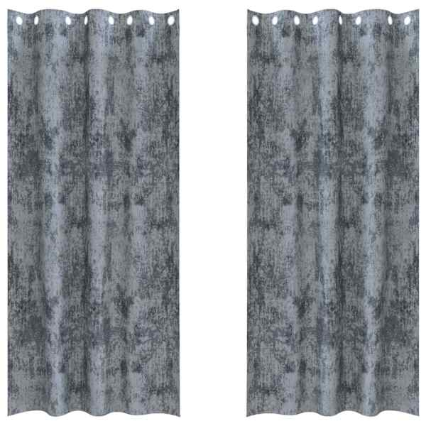 vidaXL Satiinist kardinad 2 tk H&otilde;behall 225 x 140 cm Samet
