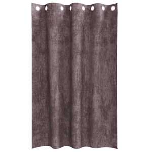 Sametové závěsy se záclonami 2 pcs Hnědá 175 x 140 cm samet - obrázek 4