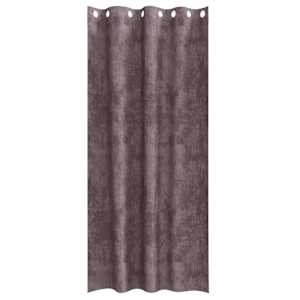 Sametové závěsy se záclonami 2 pcs Hnědá 225 x 140 cm samet - obrázek 4