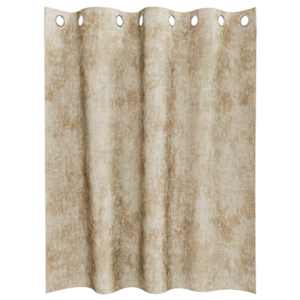 Sametové závěsy se záclonami 2 pcs Krémová 140 x 140 cm samet - obrázek 4