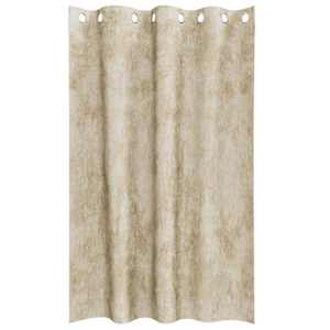 Sametové závěsy se záclonami 2 pcs Krémová 175 x 140 cm samet - obrázek 4