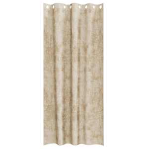 Sametové závěsy se záclonami 2 pcs Krémová 245 x 140 cm samet - obrázek 4