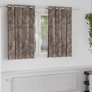 Sametové závěsy 2 pcs Cappuccino 140 x 140 cm samet - obrázek 1