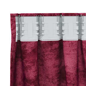 Sametové závěsy 2 pcs Víno Červené 260 x 140 cm samet - obrázek 5