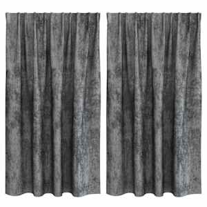 vidaXL Satiinist kardinad 2 tk Hall 140 x 140 cm Samet