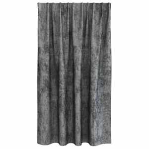 Sametové závěsy se záclonami 2 pcs Šedá 140 x 140 cm samet - obrázek 4