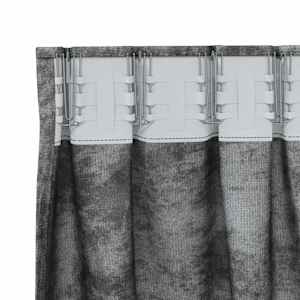 Sametové závěsy se záclonami 2 pcs Šedá 175 x 140 cm samet - obrázek 5