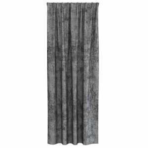 Sametové závěsy se záclonami 2 pcs Šedá 260 x 140 cm samet - obrázek 4