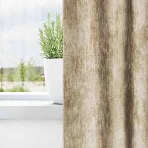 Sametové závěsy se záclonami 2 pcs Krémová 225 x 140 cm samet - obrázek 3