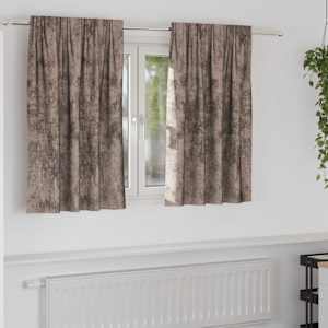 Sametové závěsy 2 pcs Cappuccino 140 x 140 cm samet - obrázek 1