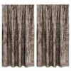 vidaXL Satiinist kardinad 2 tk Cappuccino 140 x 140 cm Samet
