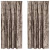 vidaXL Satiinist kardinad 2 tk Cappuccino 175 x 140 cm Samet