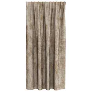 Sametové závěsy se záclonami 2 pcs champagne 175 x 140 cm samet - obrázek 4