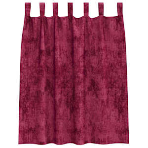Sametové závěsy 2 pcs Víno Červené 140 x 140 cm samet - obrázek 4