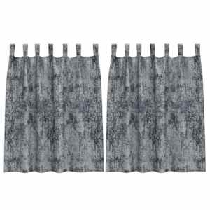 vidaXL Satiinist kardinad 2 tk H&otilde;behall 140 x 140 cm Samet