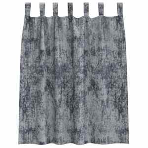 Sametové závěsy 2 pcs Stříbrně šedá 140 x 140 cm samet - obrázek 4