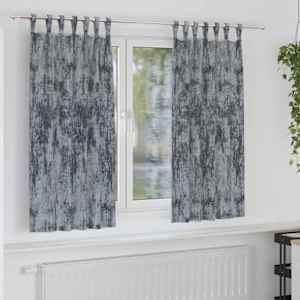 Sametové závěsy 2 pcs Stříbrně šedá 175 x 140 cm samet - obrázek 1