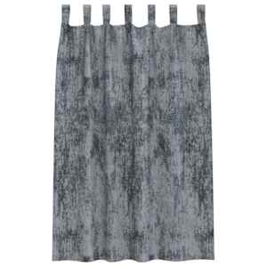 Sametové závěsy 2 pcs Stříbrně šedá 175 x 140 cm samet - obrázek 4