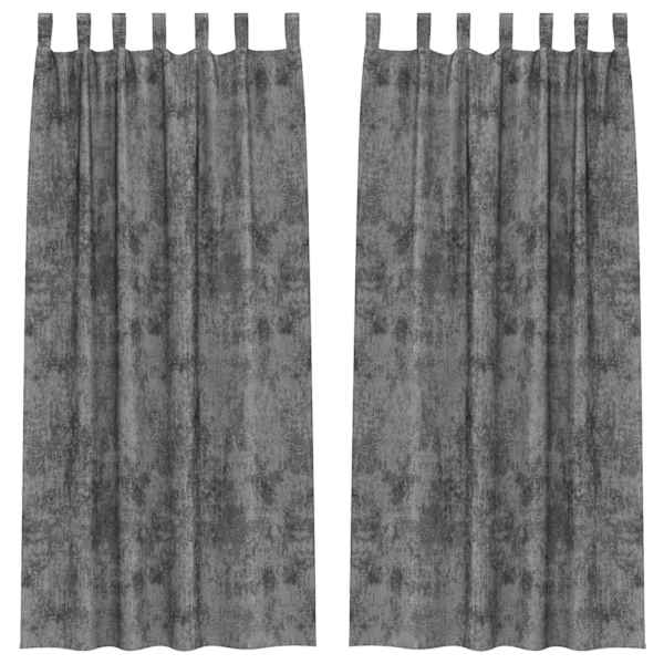 vidaXL Satiinist kardinad 2 tk Hall 225 x 140 cm Samet