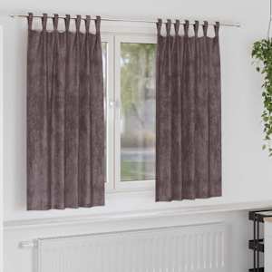 Sametové závěsy se záclonami 2 pcs Hnědá 175 x 140 cm samet - obrázek 1