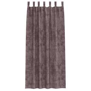 Sametové závěsy se záclonami 2 pcs Hnědá 225 x 140 cm samet - obrázek 4