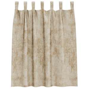 Sametové závěsy se záclonami 2 pcs Krémová 140 x 140 cm samet - obrázek 4