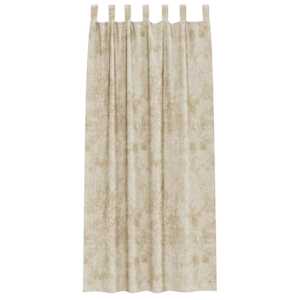 Sametové závěsy se záclonami 2 pcs Krémová 245 x 140 cm samet - obrázek 4
