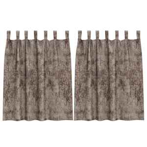 vidaXL Satiinist kardinad 2 tk Cappuccino 140 x 140 cm Samet