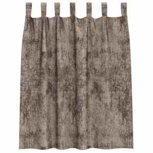 Sametové závěsy 2 pcs Cappuccino 140 x 140 cm samet - obrázek 4