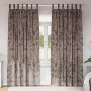 Sametové závěsy 2 pcs Cappuccino 260 x 140 cm samet - obrázek 1