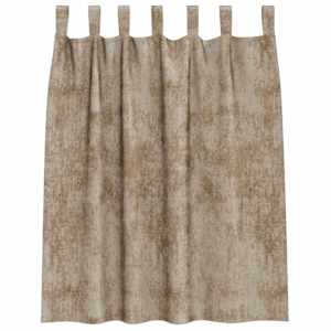Sametové závěsy se záclonami 2 pcs champagne 140 x 140 cm samet - obrázek 4
