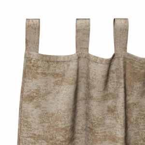 Sametové závěsy se záclonami 2 pcs champagne 260 x 140 cm samet - obrázek 5