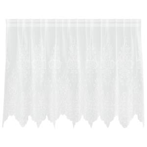Čipkový Závěs se záclonami Bílá 100 x 200 cm Polyester - obrázek 2