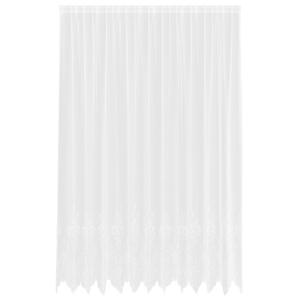 Čipkový Závěs se záclonami Bílá 280 x 300 cm Polyester - obrázek 2