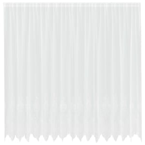 Čipkový Závěs se záclonami Bílá 200 x 400 cm Polyester - obrázek 2