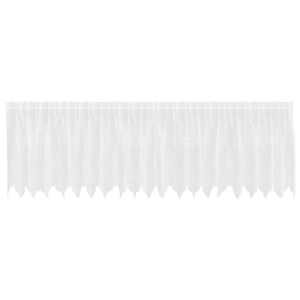 Čipkový Závěs se záclonami Bílá 120 x 500 cm Polyester - obrázek 2