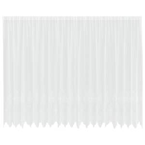 Čipkový Závěs se záclonami Bílá 200 x 500 cm Polyester - obrázek 2