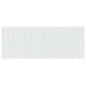 Čipkový Závěs se záclonami Květinový Bílá 280x1200cm Polyester - obrázek 2