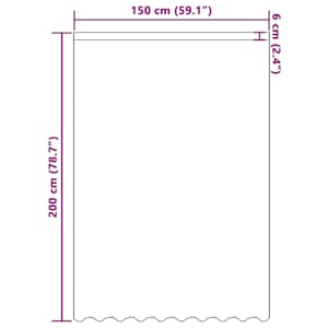 Čipkový Závěs se záclonami Bílá 200 x 150 cm Polyester - obrázek 8