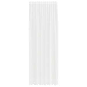 Čipkový Závěs se záclonami Bílá 280 x 150 cm Polyester - obrázek 2