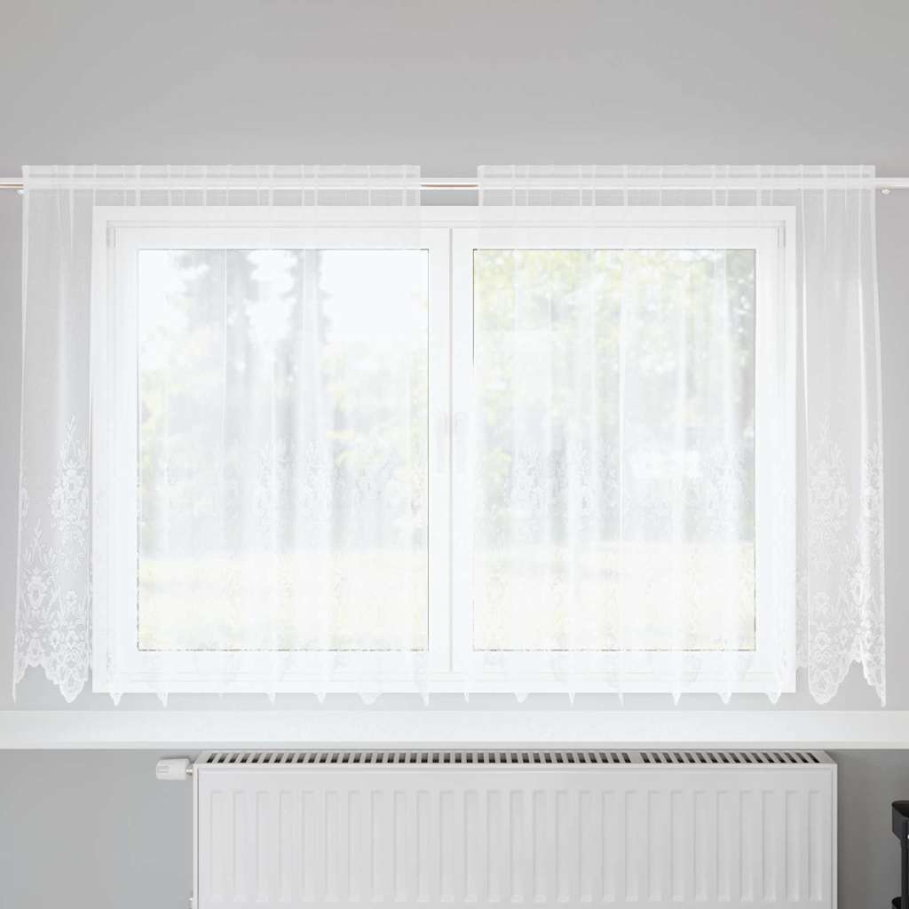 Kardinaid kardinatega Valge 200 x 140 cm Polüester