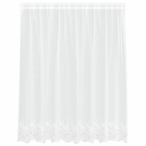 Čipkový Závěs se záclonami Bílá 140 x 200 cm Polyester - obrázek 2