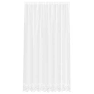 Čipkový Závěs se záclonami Bílá 245 x 200 cm Polyester - obrázek 2