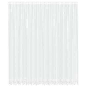Čipkový Závěs se záclonami Bílá 260 x 400 cm Polyester - obrázek 2